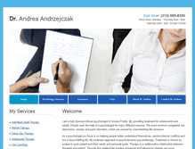 Tablet Screenshot of drandrzejczak.com
